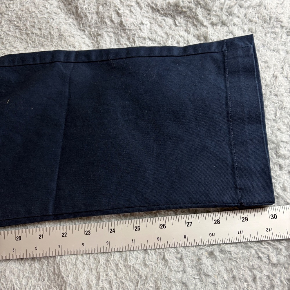 Free Assembly Mens Chino Pants Navy Blue Straight Leg 32x30 NWT - Picture 7 of 10
